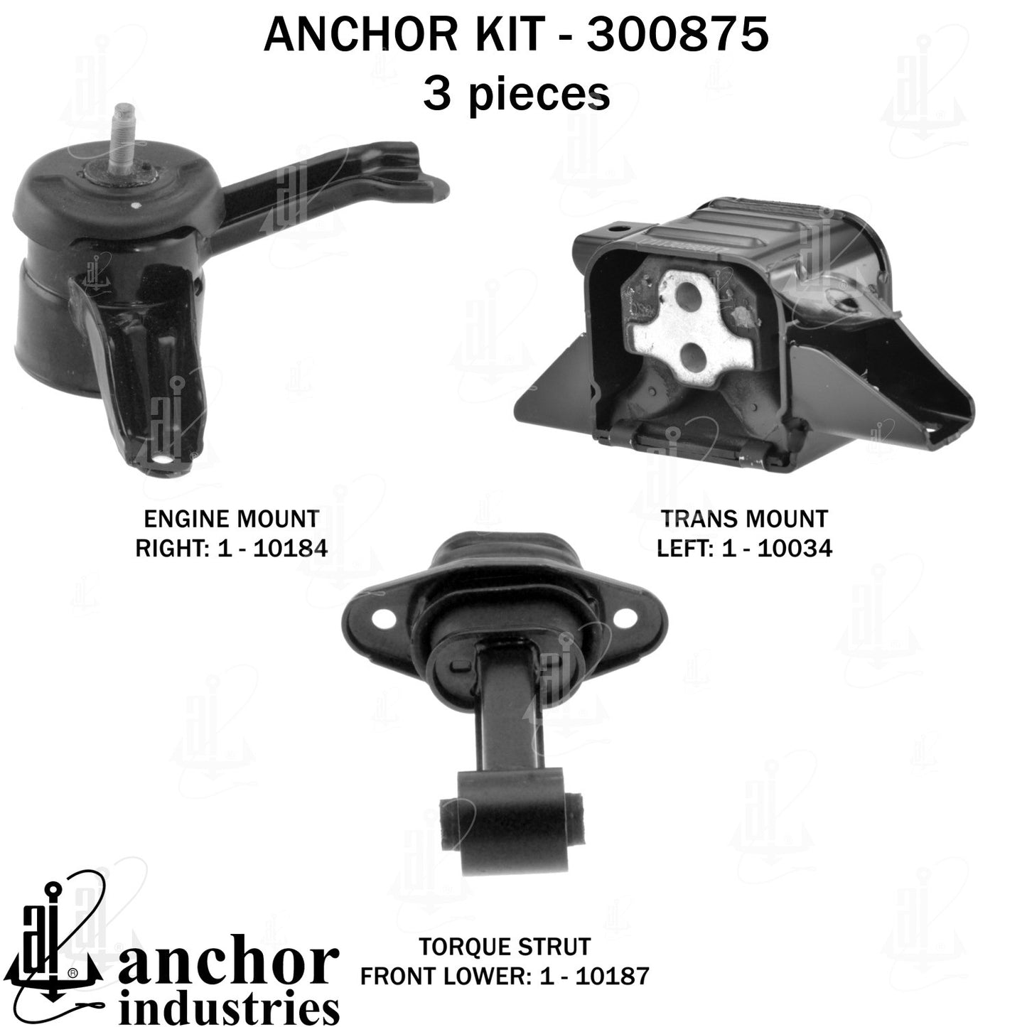 Anchor Mounts Engine Mount Kit 300875 image 4