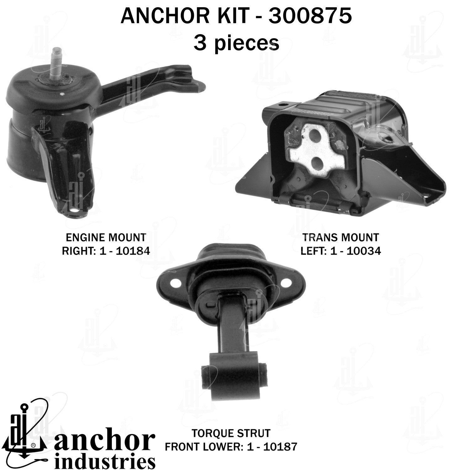 Anchor Mounts Engine Mount Kit 300875 image 4