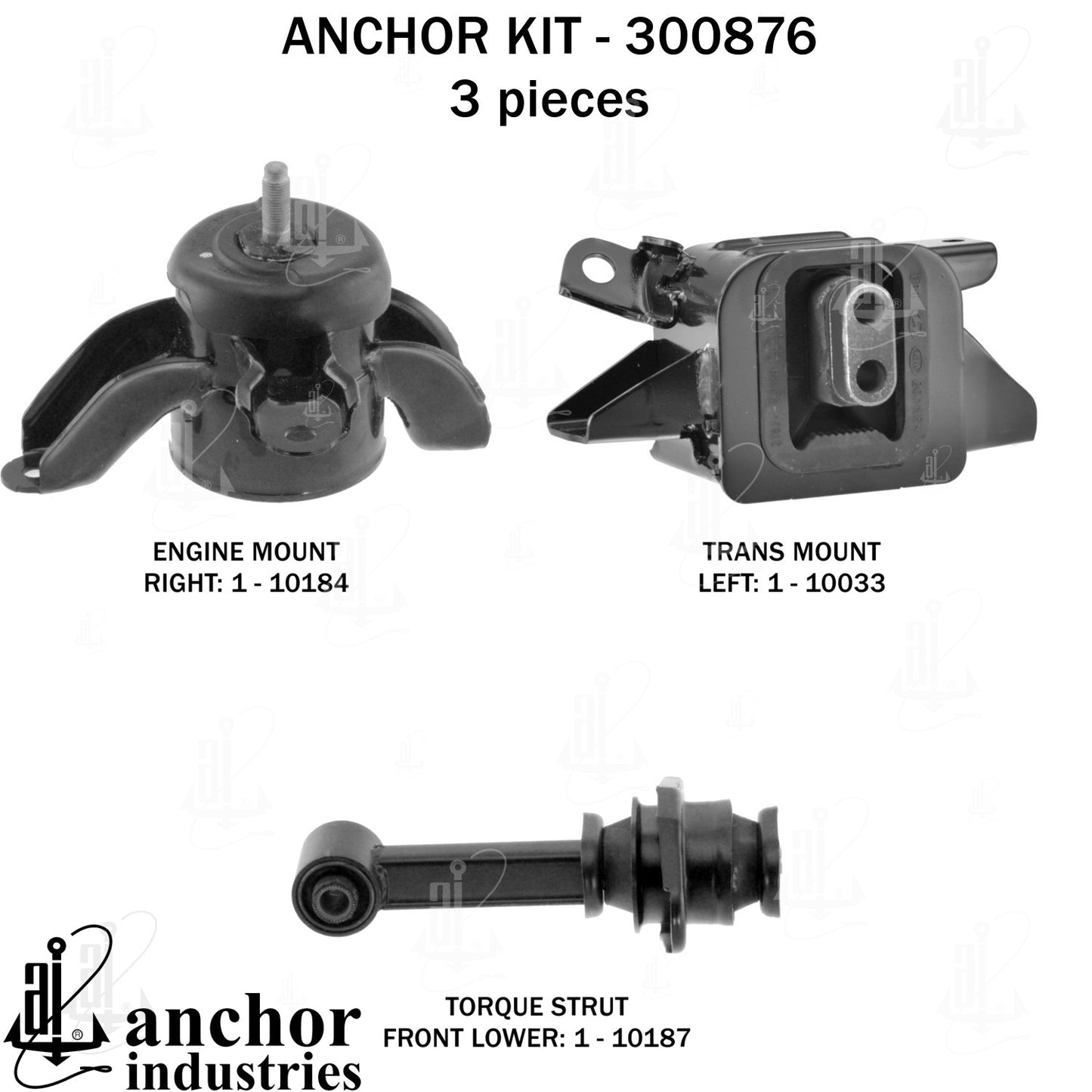 Anchor Mounts Engine Mount Kit 300876 main image