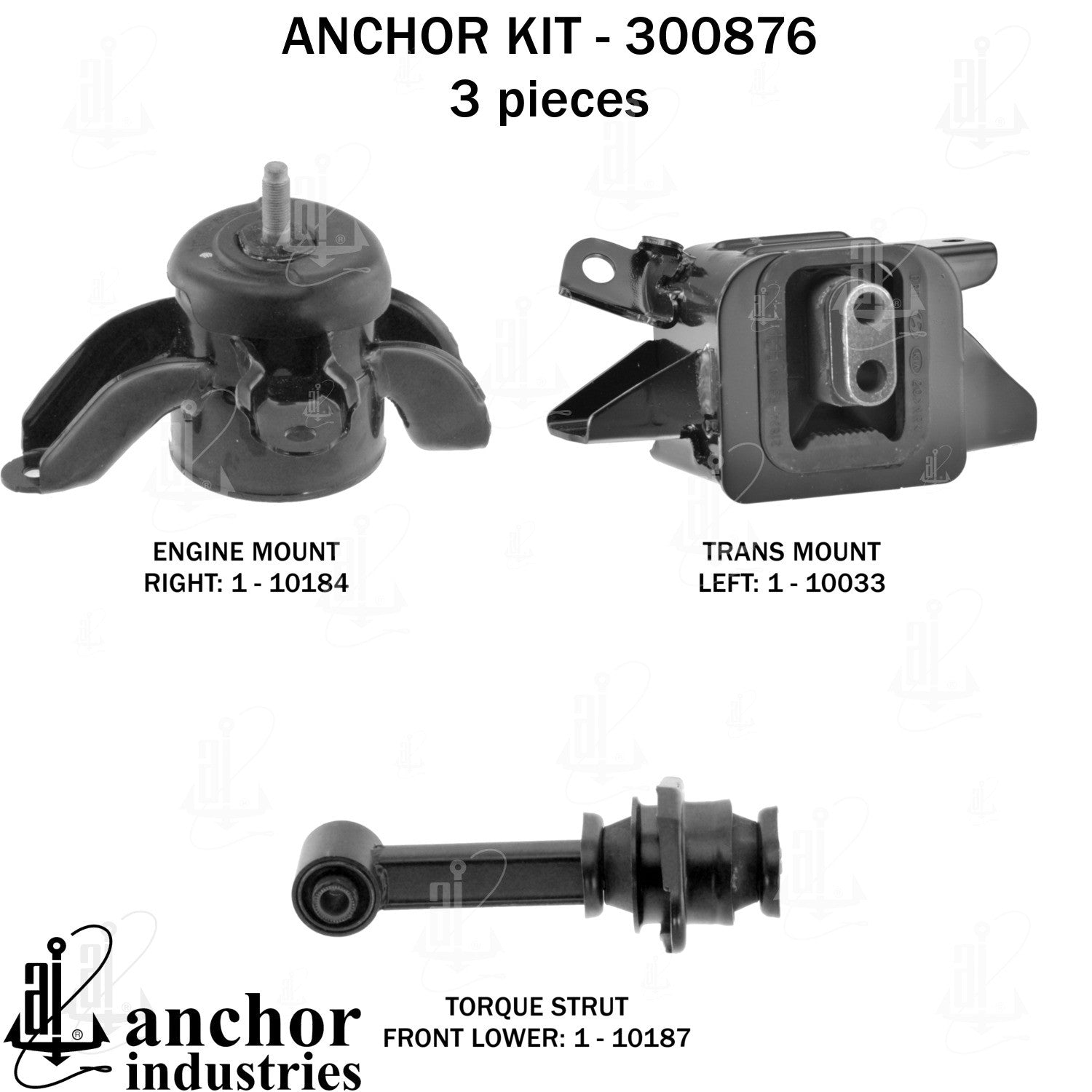 Anchor Mounts Engine Mount Kit 300876 main image