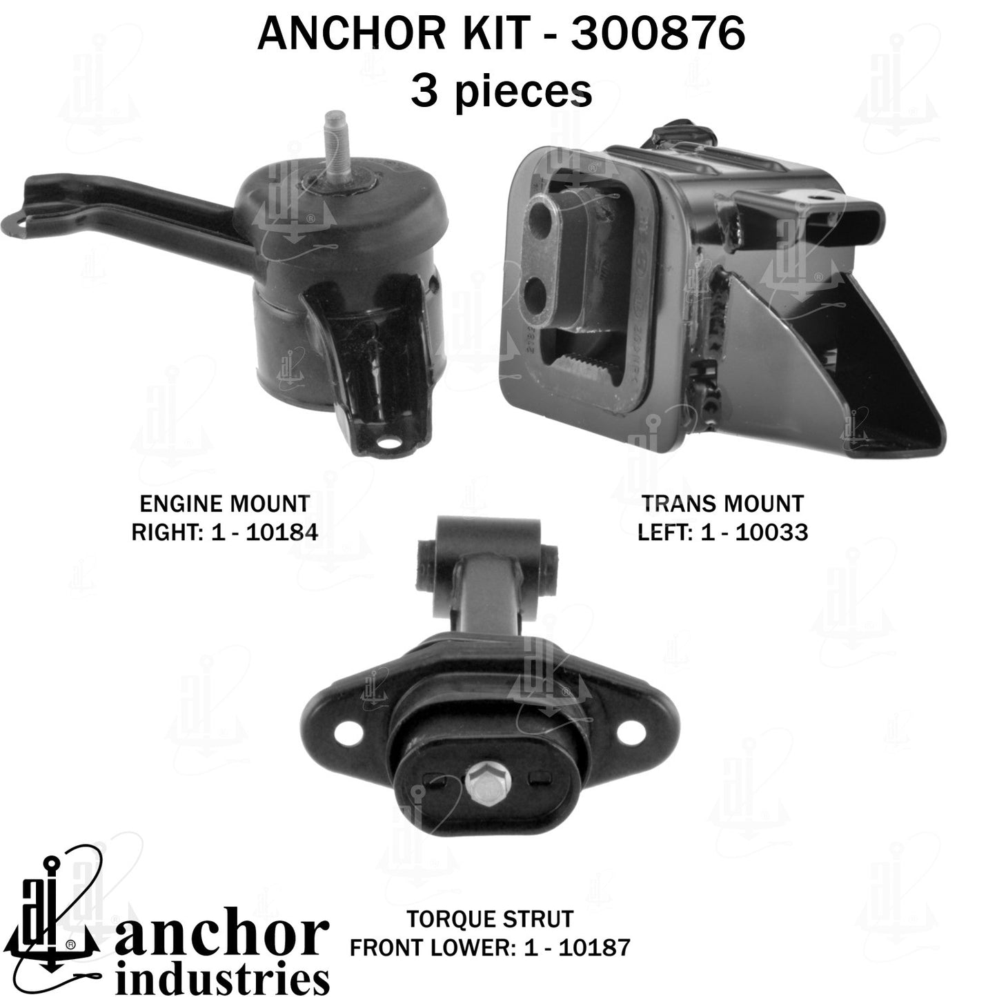 Anchor Mounts Engine Mount Kit 300876 image 3
