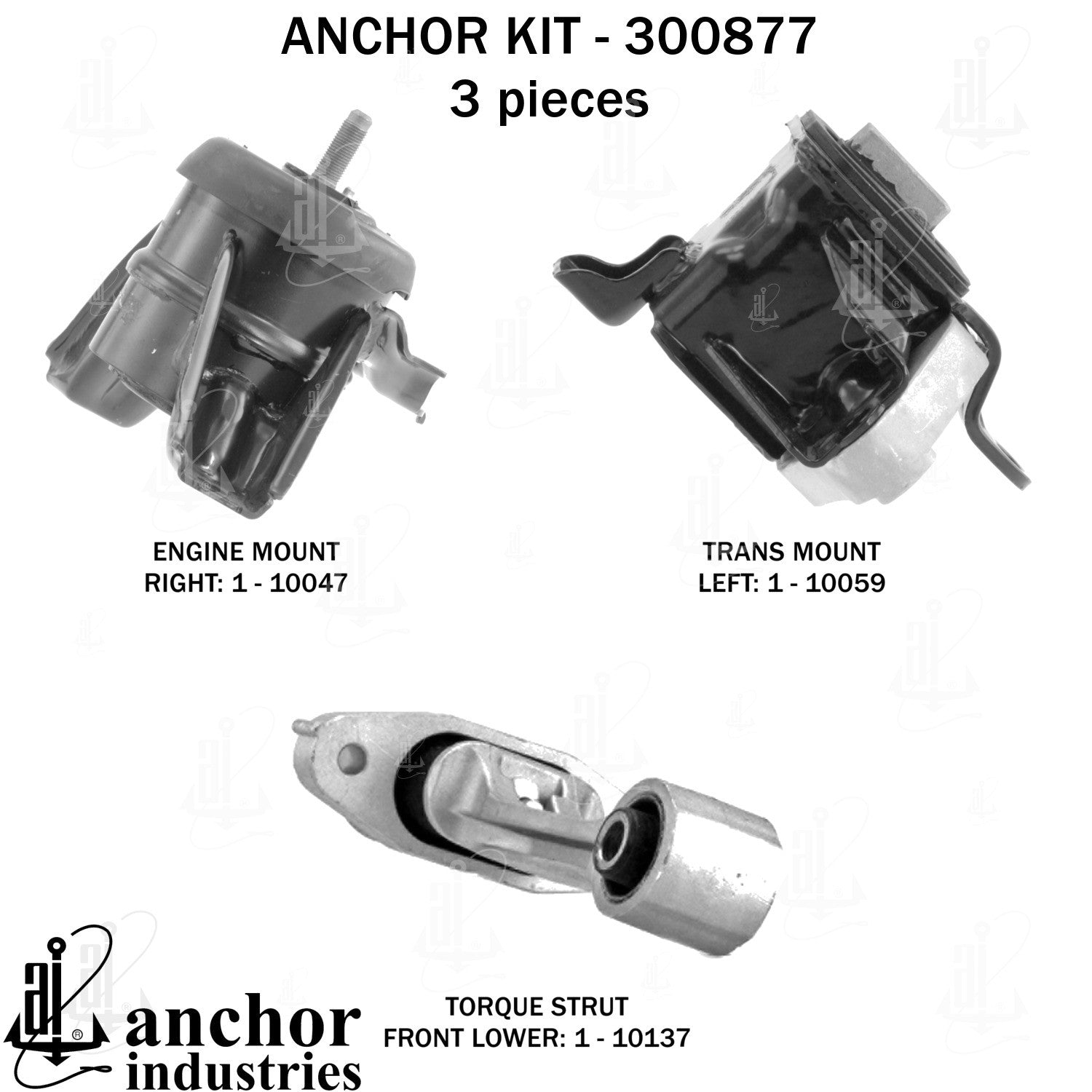 Anchor Mounts Engine Mount Kit 300877 image 4
