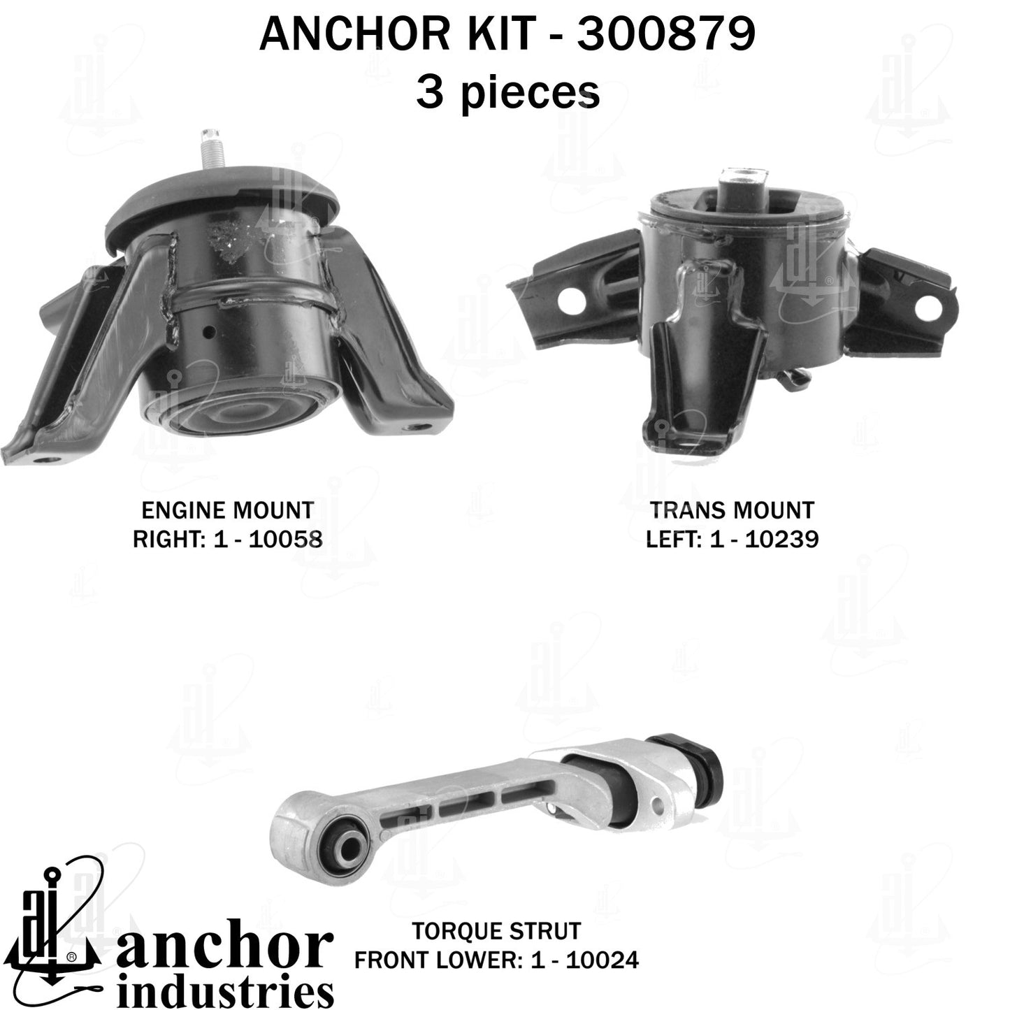 Anchor Mounts Engine Mount Kit 300879 image 5
