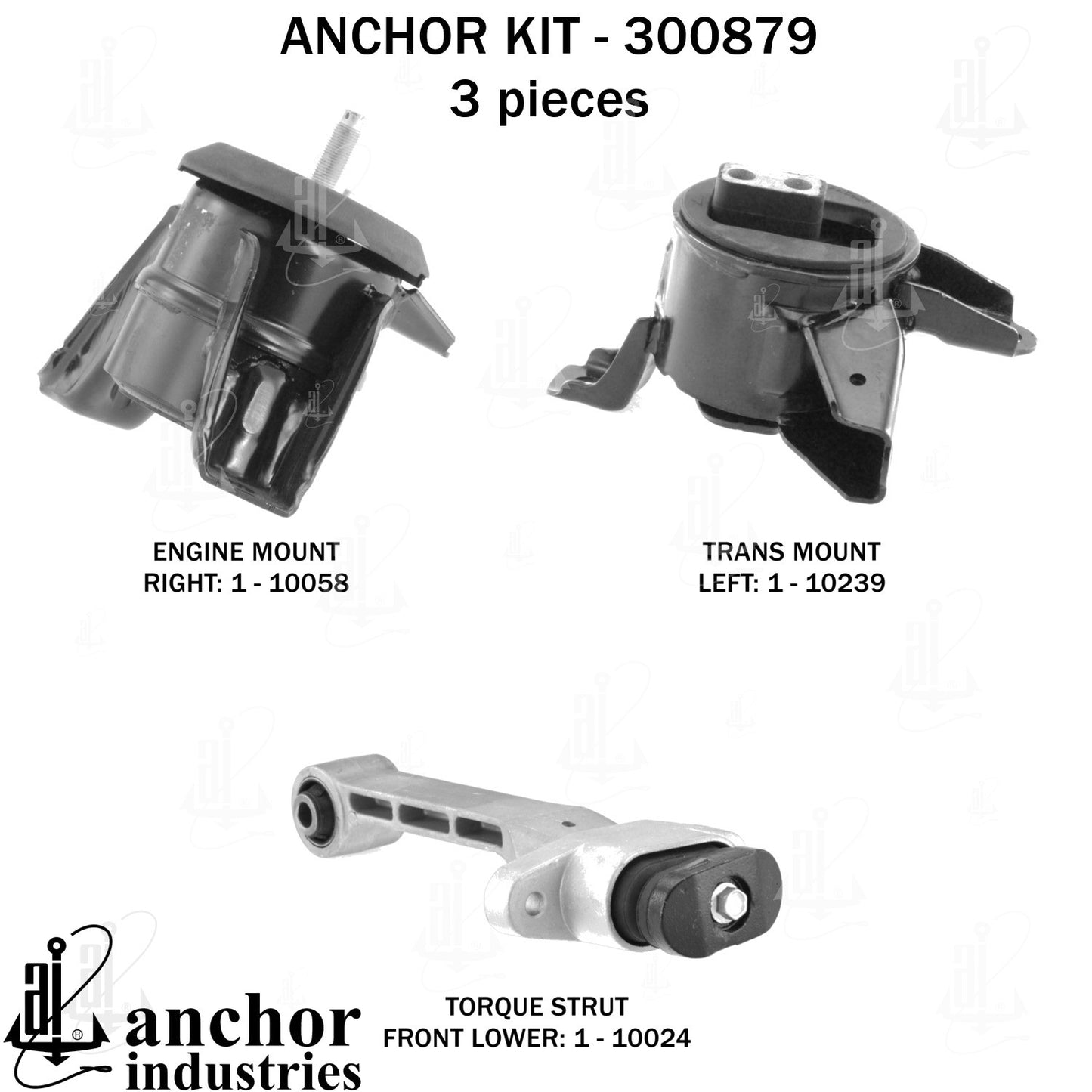 Anchor Mounts Engine Mount Kit 300879 image 4