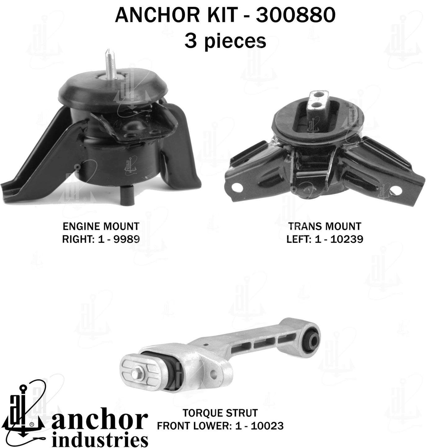 Anchor Mounts Engine Mount Kit 300880 main image