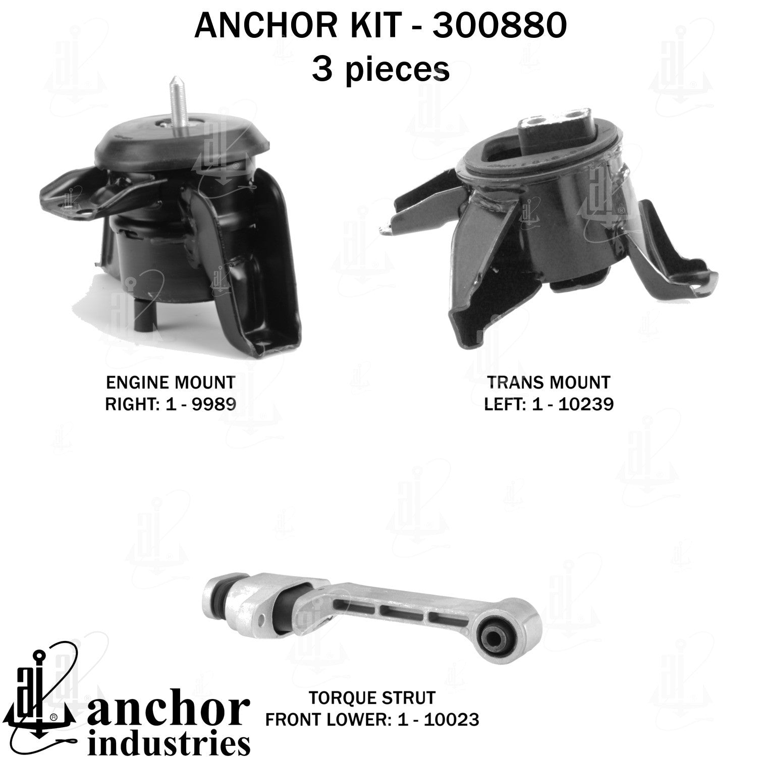 Anchor Mounts Engine Mount Kit 300880 image 3