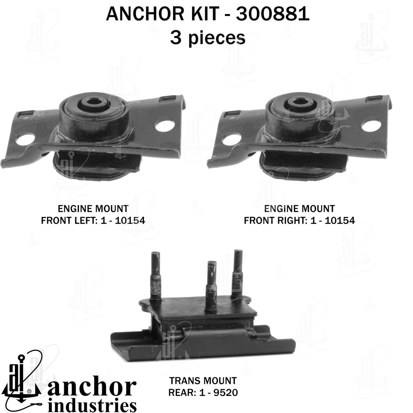 Anchor Engine Mount Kit 300881