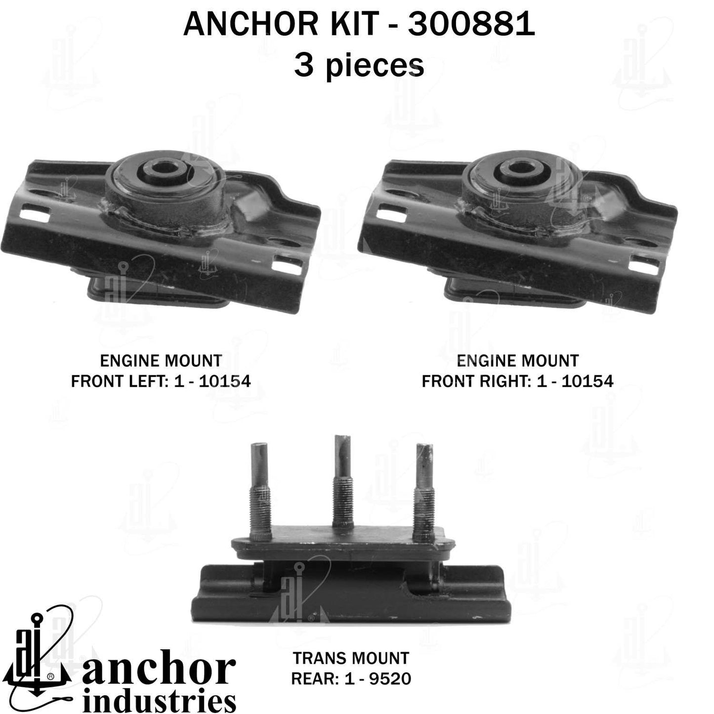Anchor Engine Mount Kit 300881