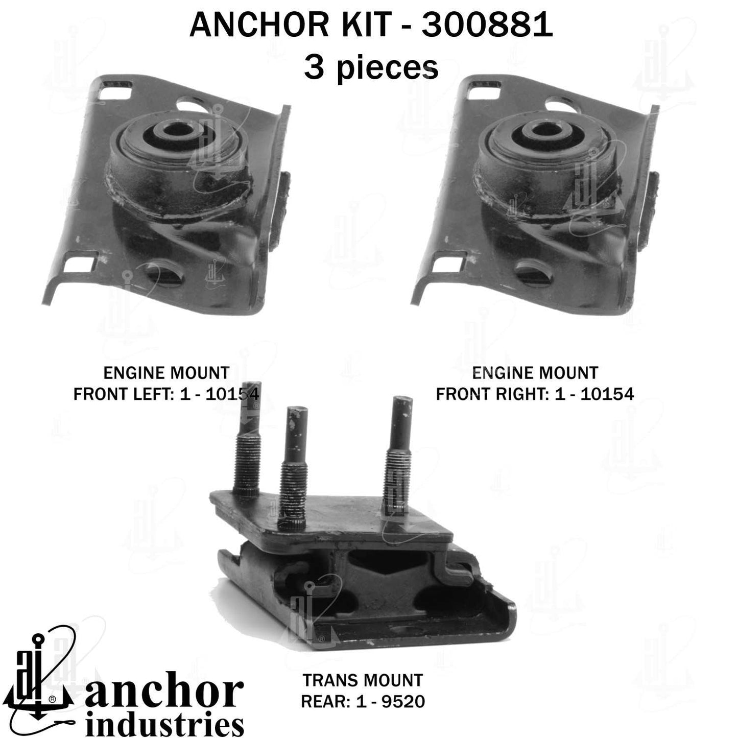 Anchor Engine Mount Kit 300881