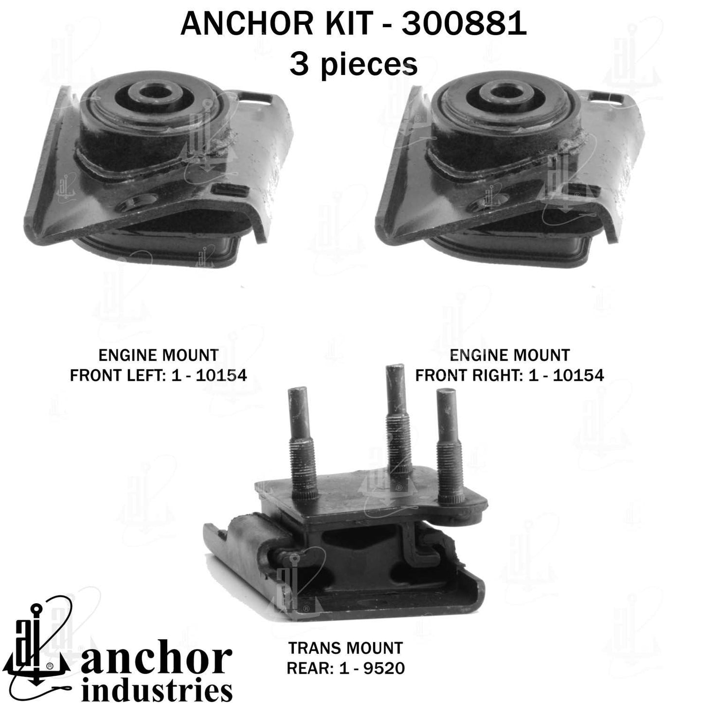 Anchor Engine Mount Kit 300881