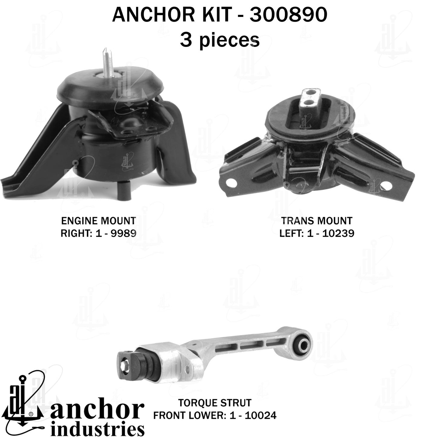 Anchor Mounts Engine Mount Kit 300890 main image