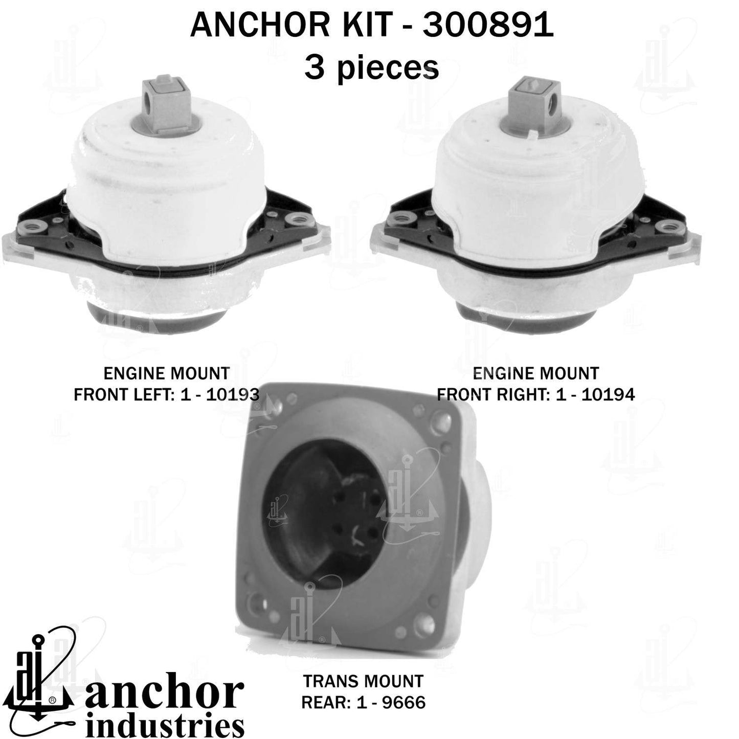 Anchor Engine Mount Kit 300891