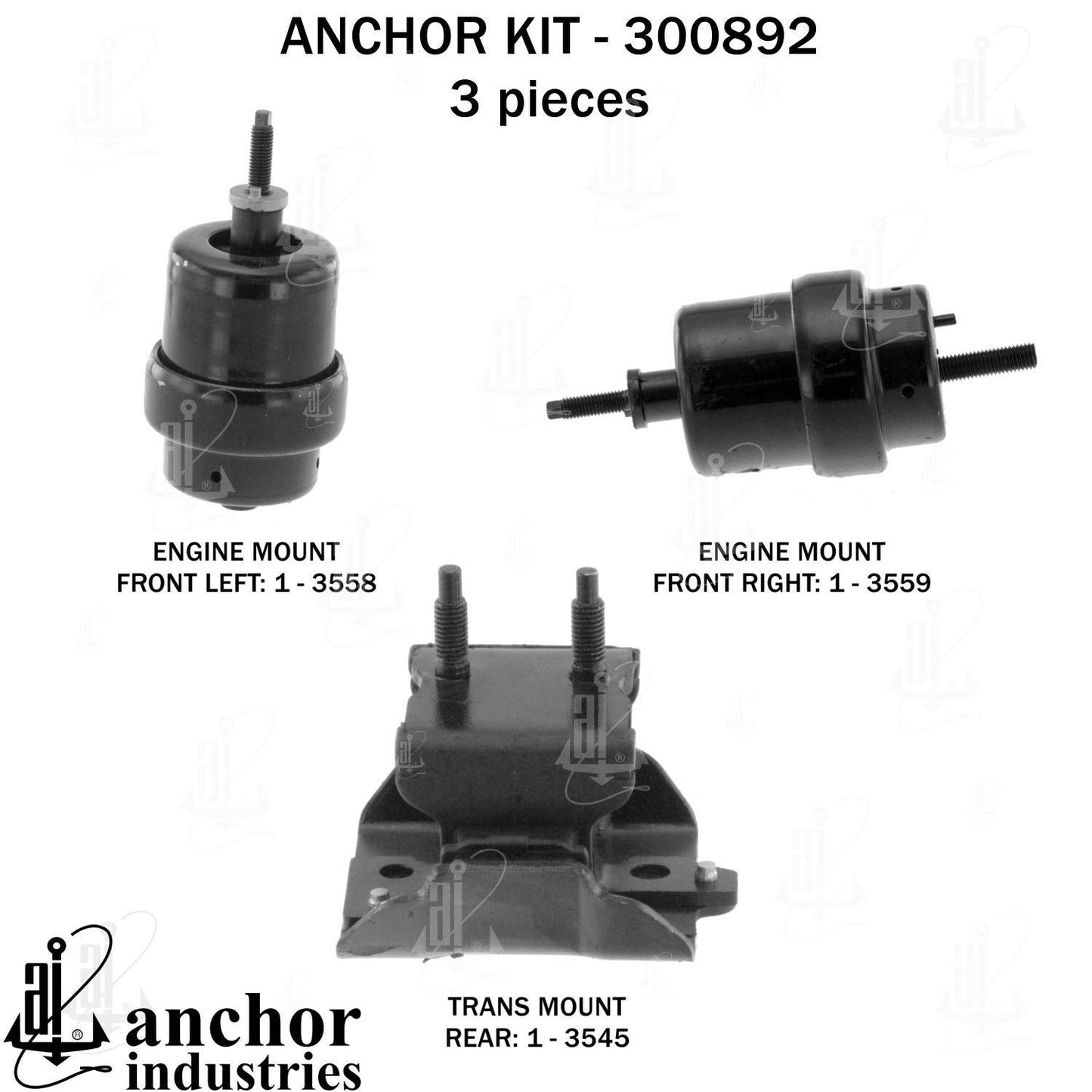 Anchor Engine Mount Kit 300892