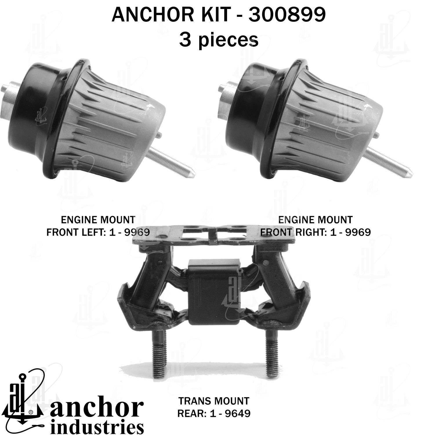 Anchor Mounts Engine Mount Kit 300899 image 5
