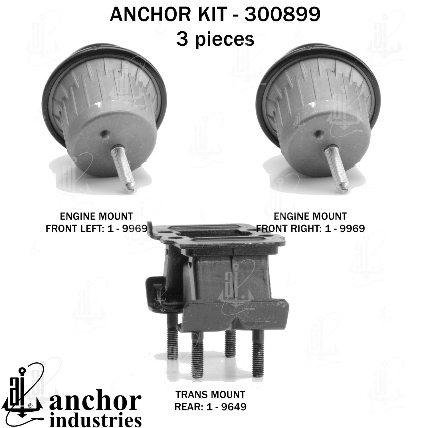 Anchor Mounts Engine Mount Kit 300899 image 4