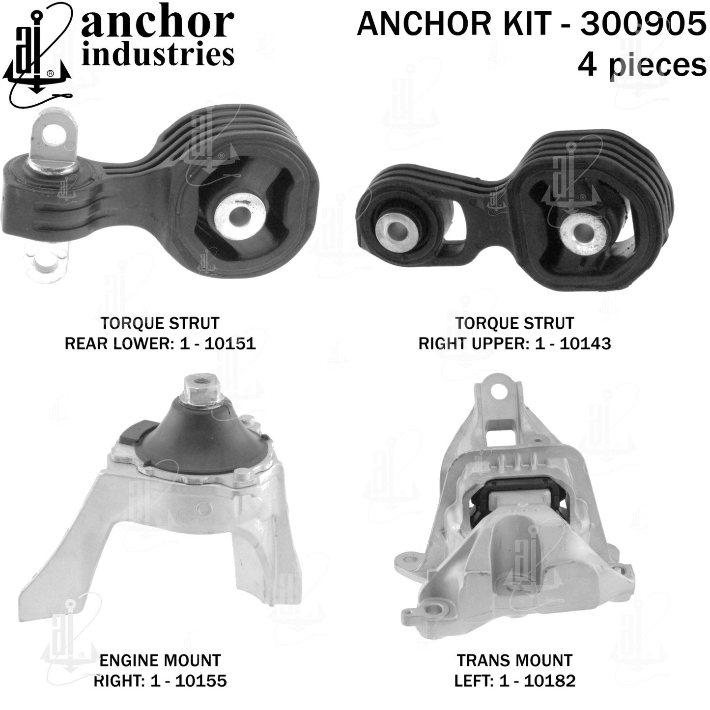 Anchor Mounts Engine Mount Kit 300905 main image