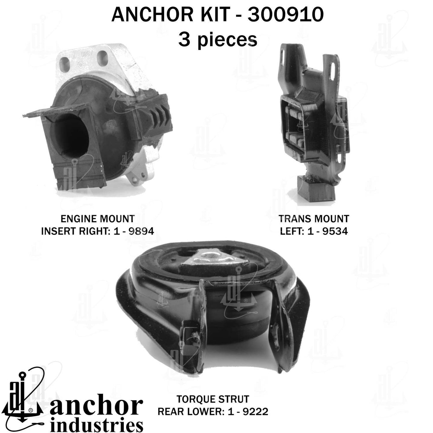 Anchor Engine Mount Kit 300910