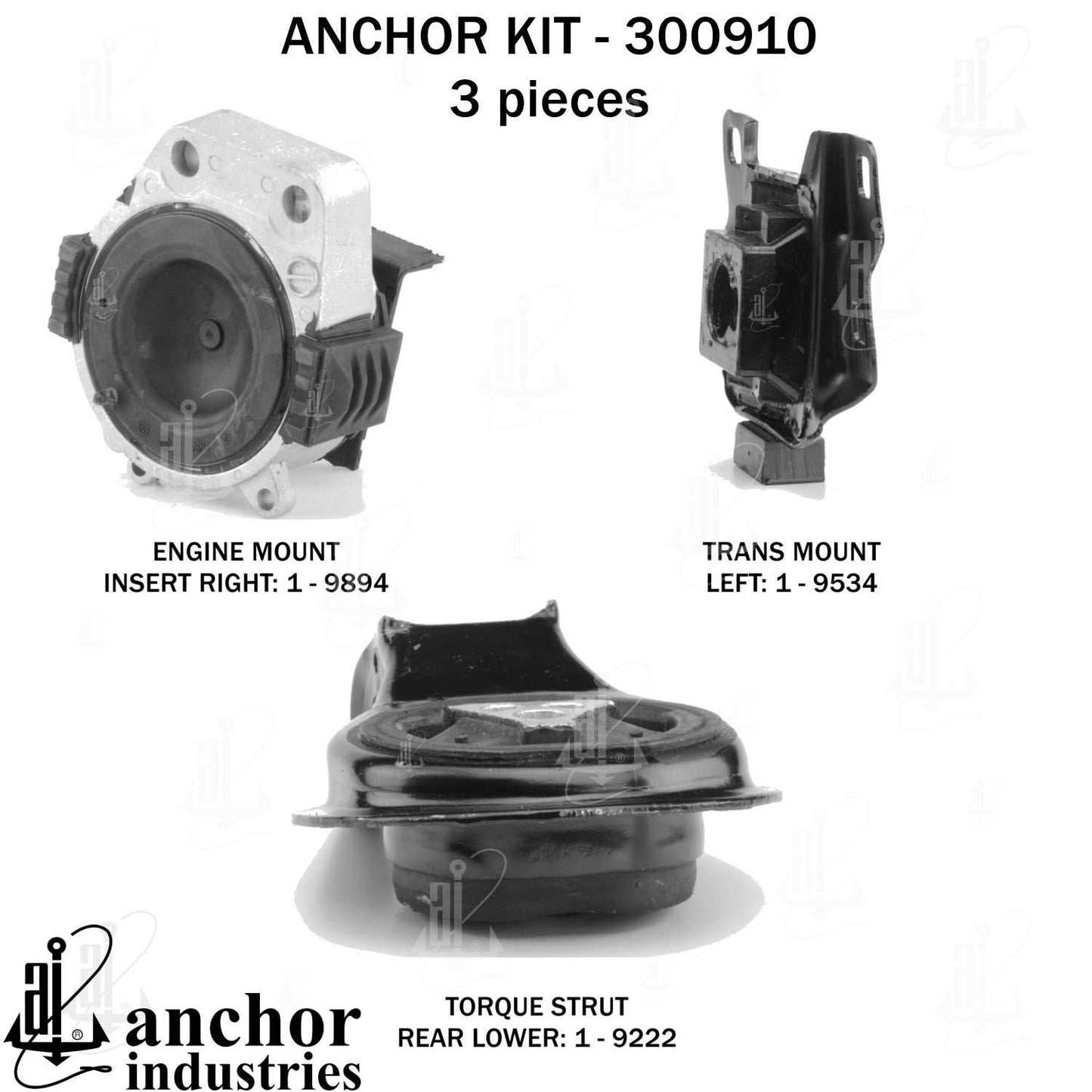 Anchor Engine Mount Kit 300910
