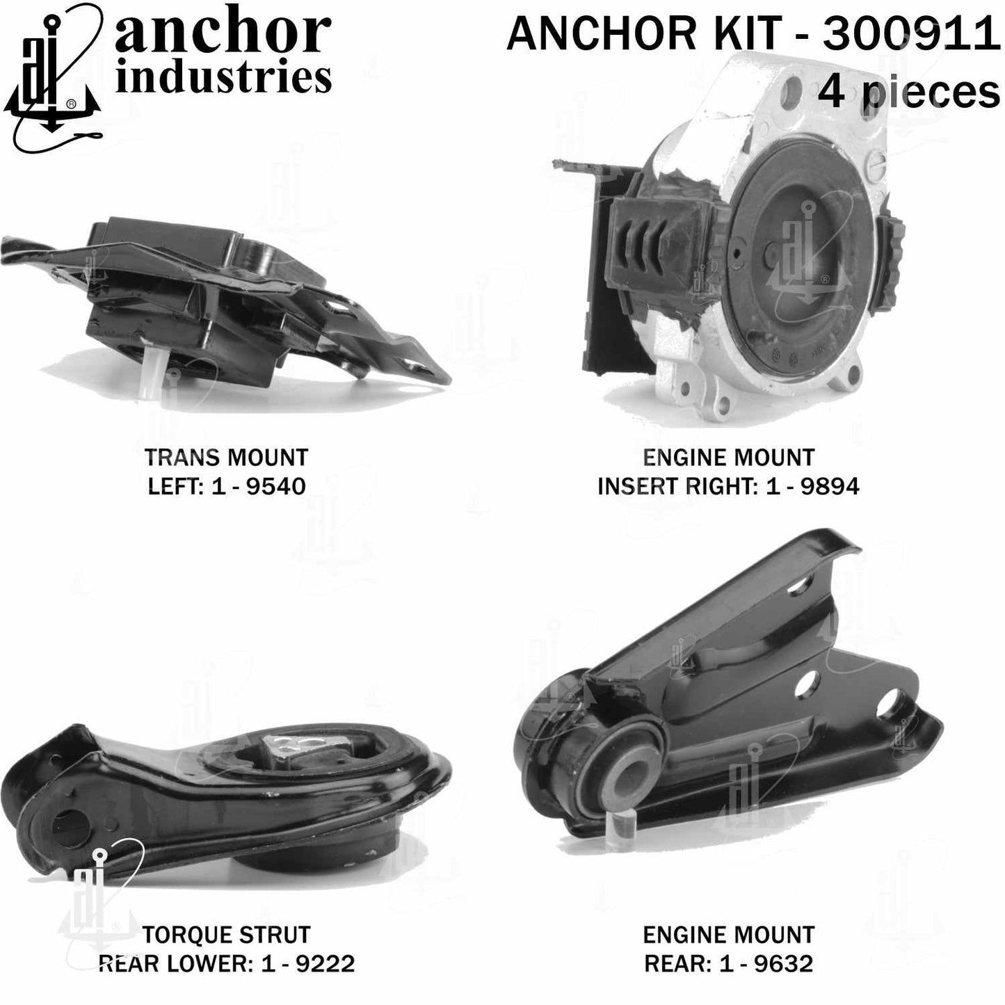 Anchor Engine Mount Kit 300911