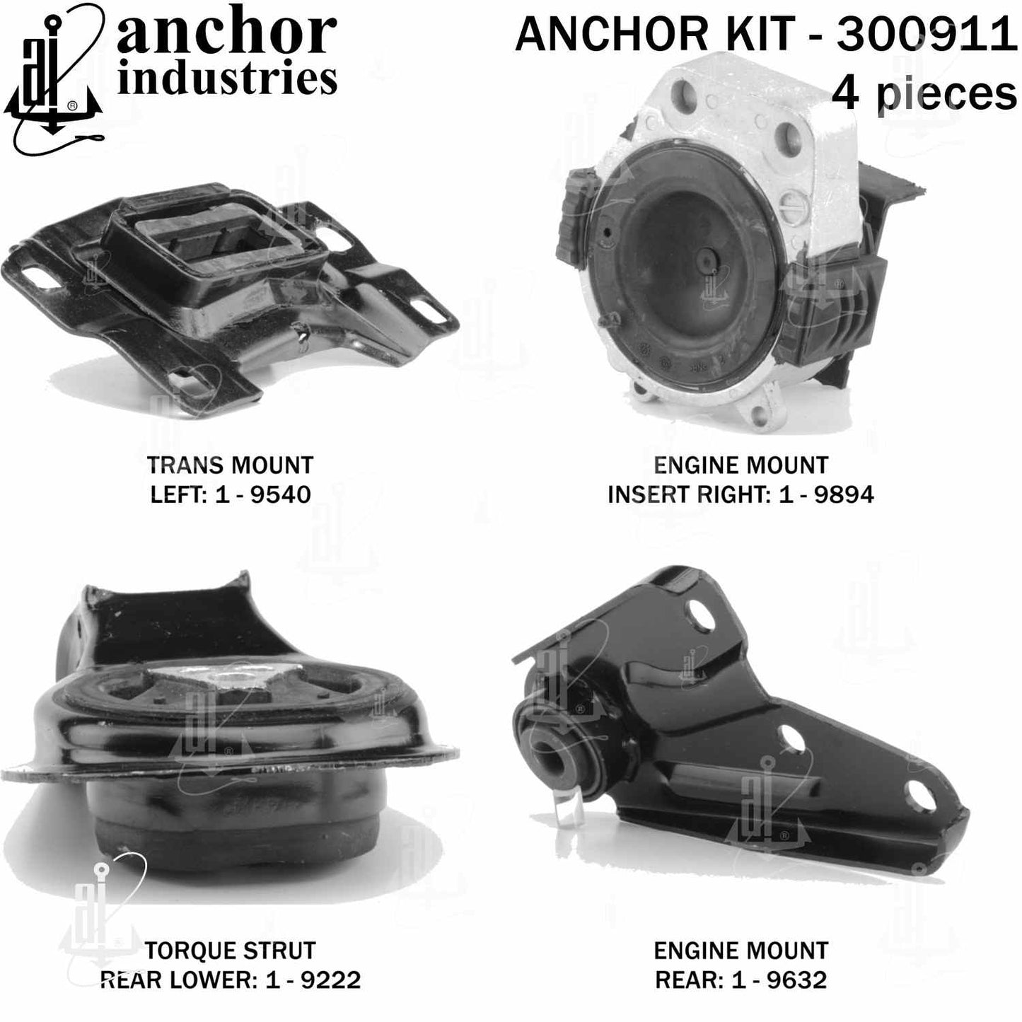 Anchor Engine Mount Kit 300911