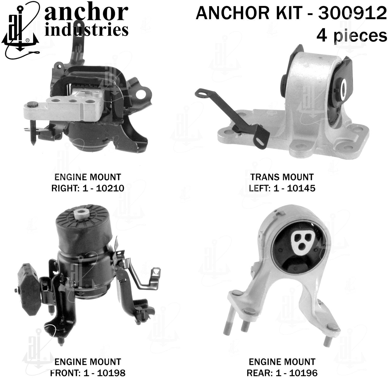 Anchor Mounts Engine Mount Kit 300912 main image