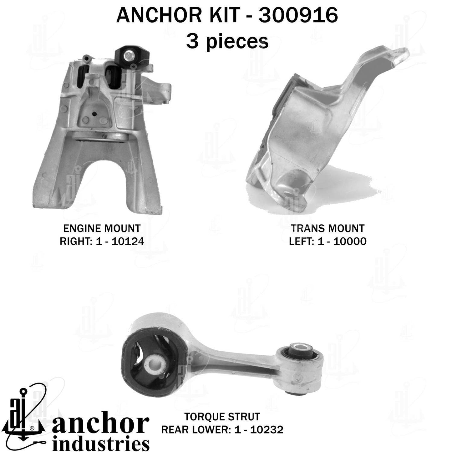 Anchor Engine Mount Kit 300916