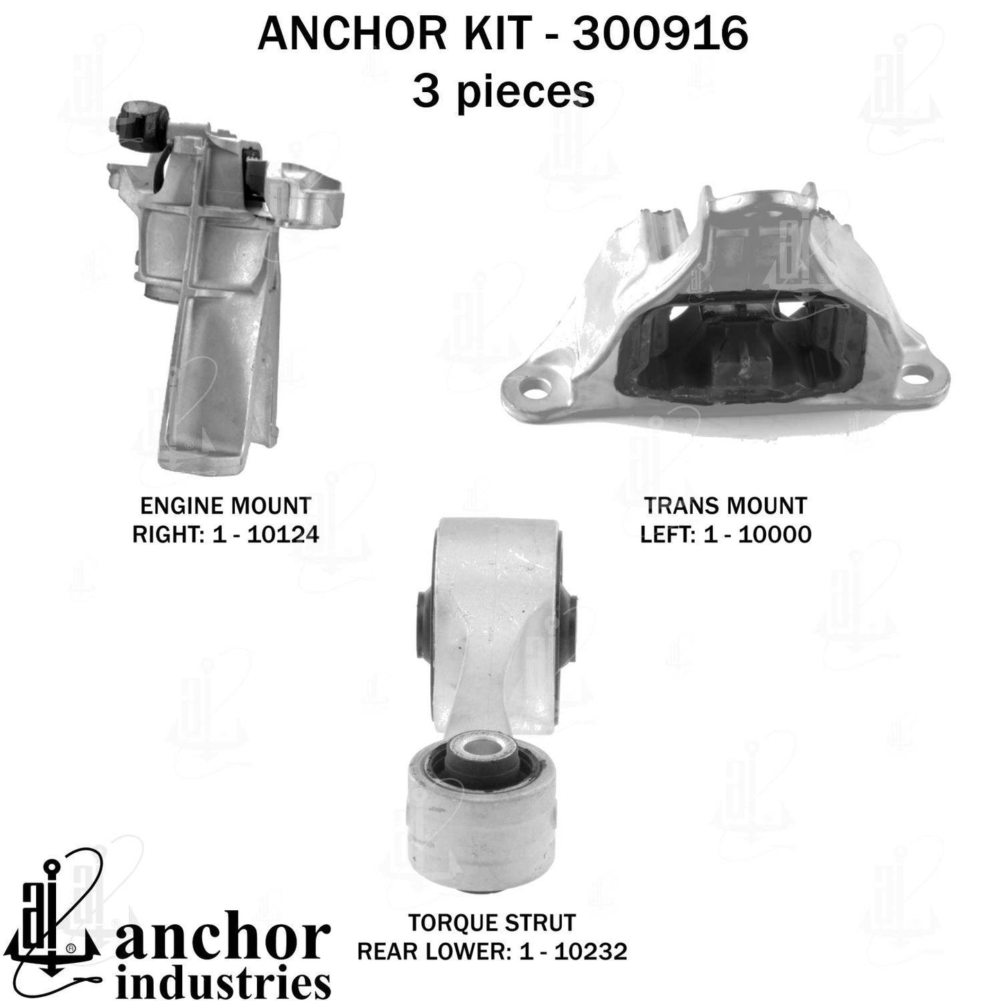 Anchor Engine Mount Kit 300916