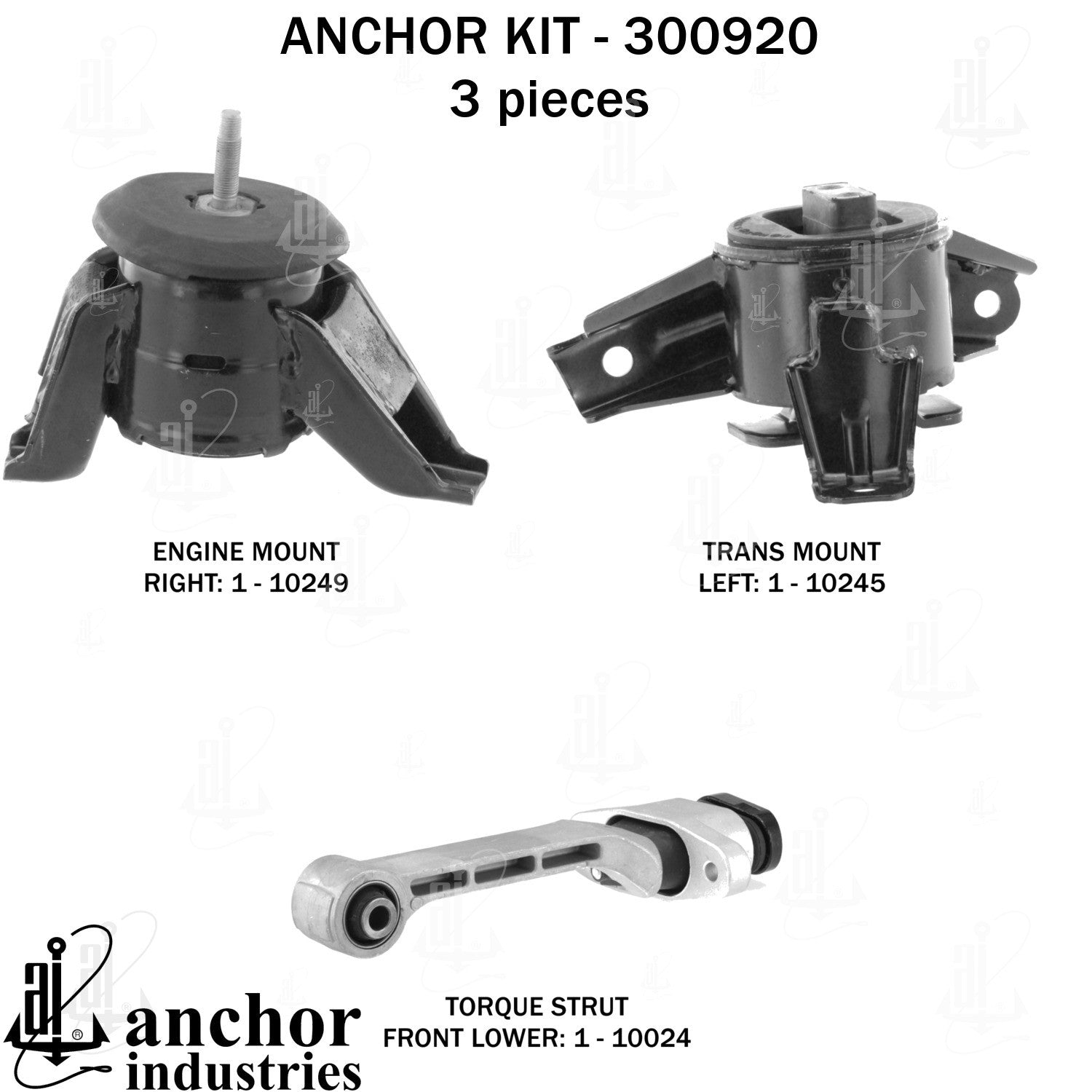 Anchor Mounts Engine Mount Kit 300920 image 5