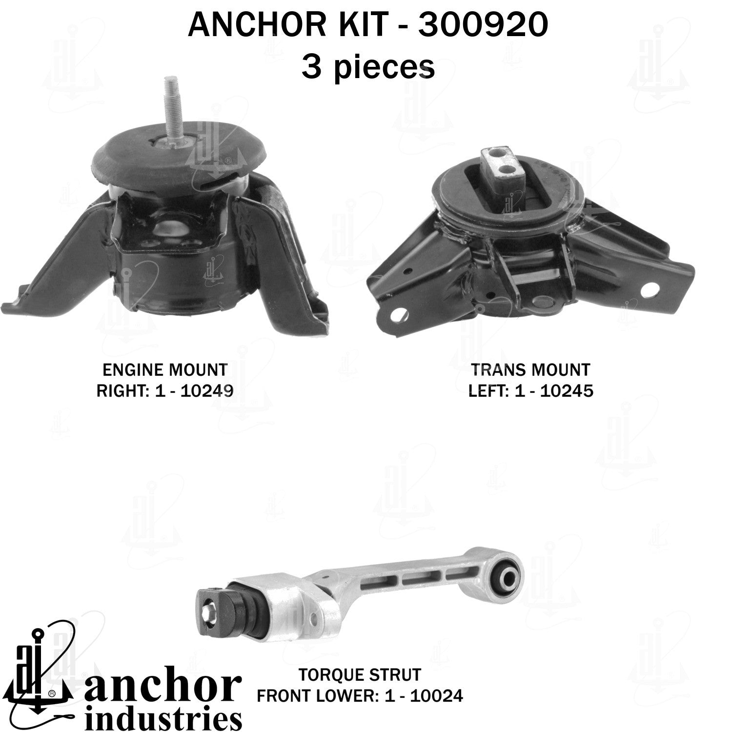 Anchor Mounts Engine Mount Kit 300920 main image