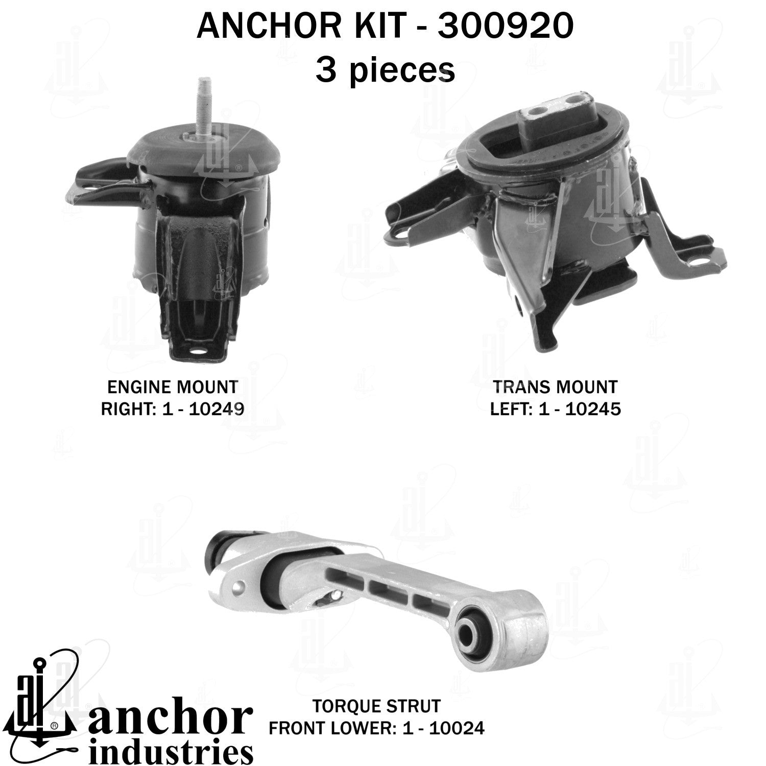 Anchor Mounts Engine Mount Kit 300920 image 3