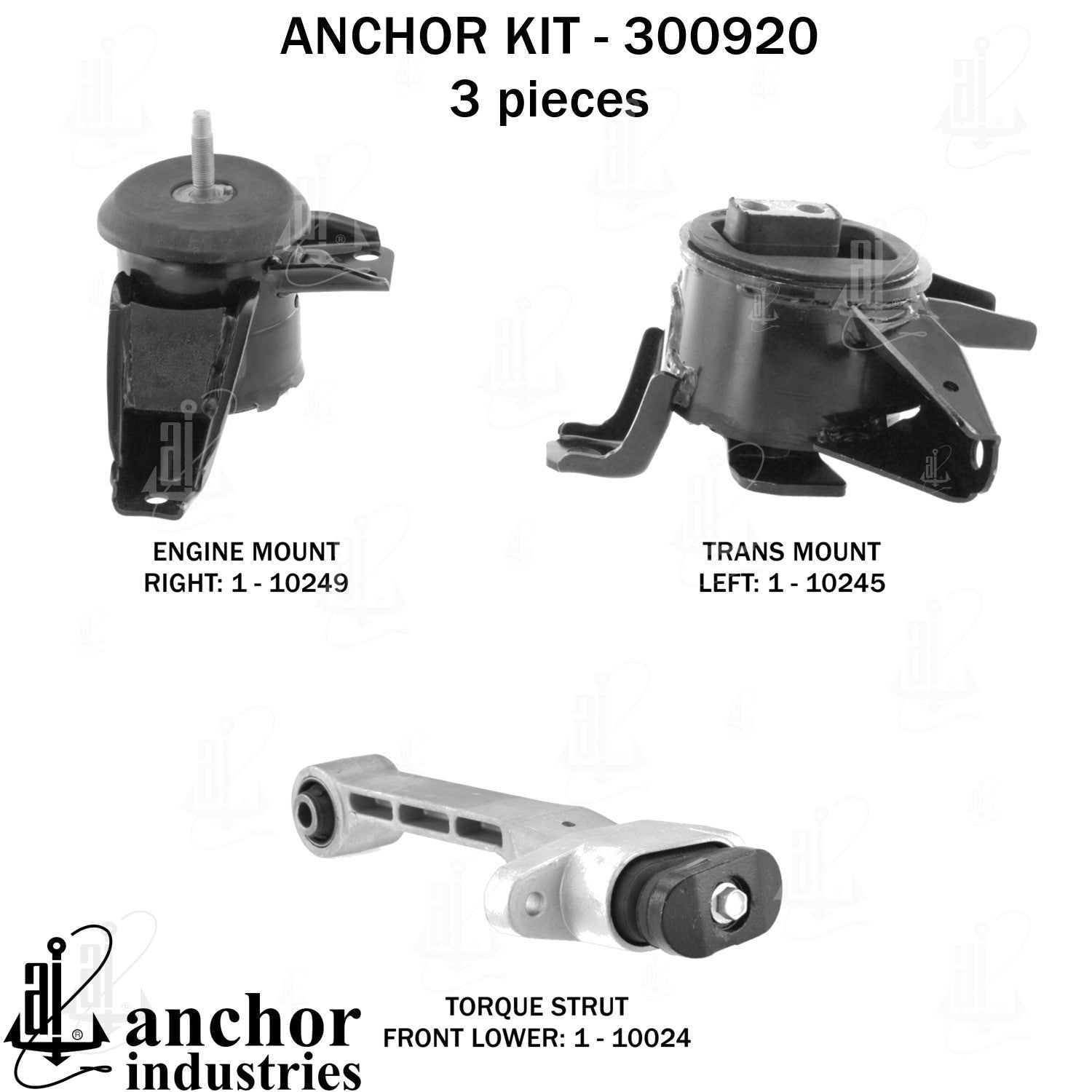 Anchor Mounts Engine Mount Kit 300920 image 4