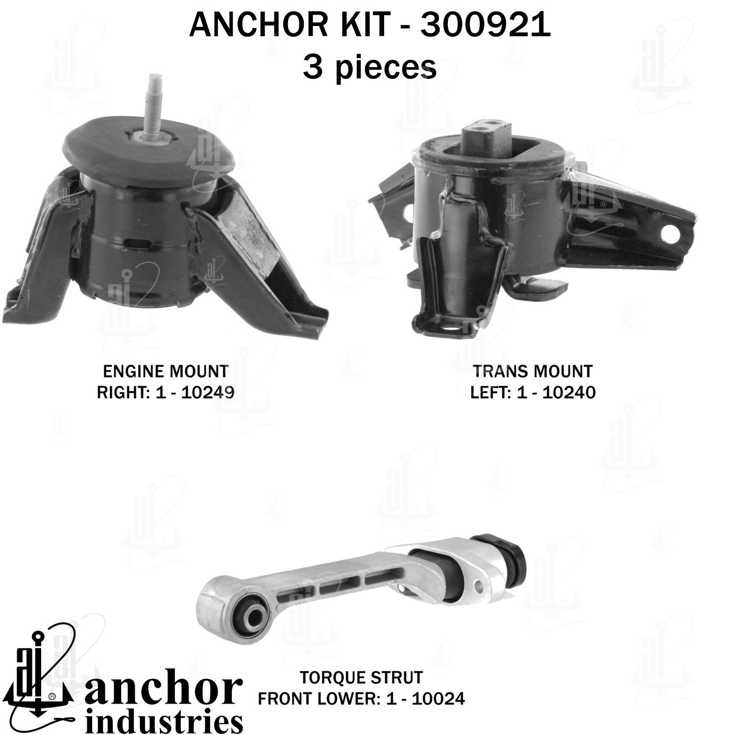 Anchor Mounts Engine Mount Kit 300921 image 5