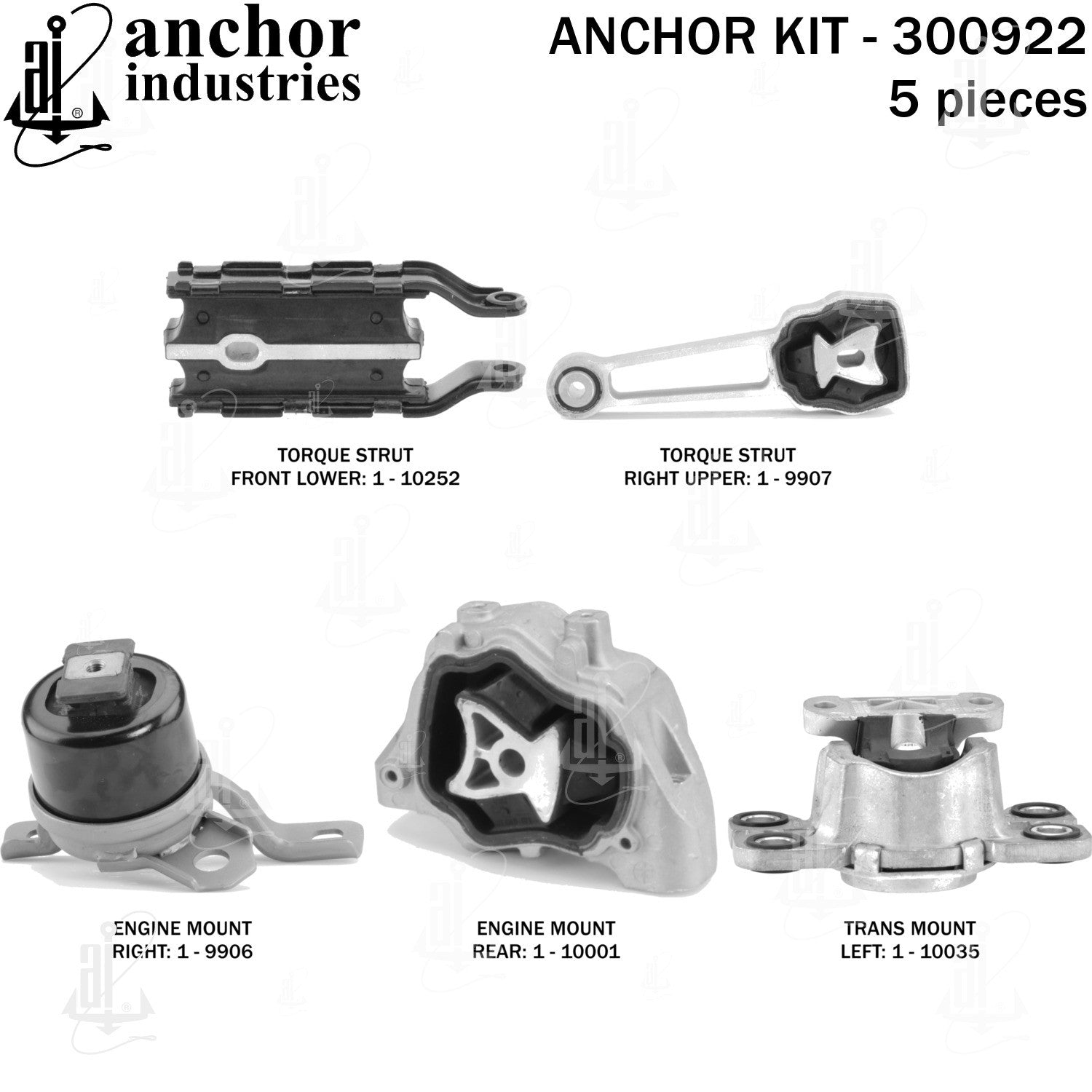 Anchor Mounts Engine Mount Kit 300922 main image