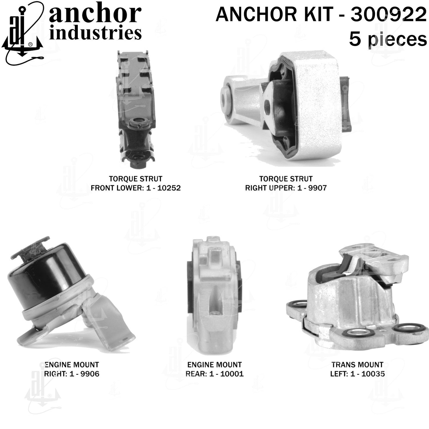 Anchor Mounts Engine Mount Kit 300922 image 3