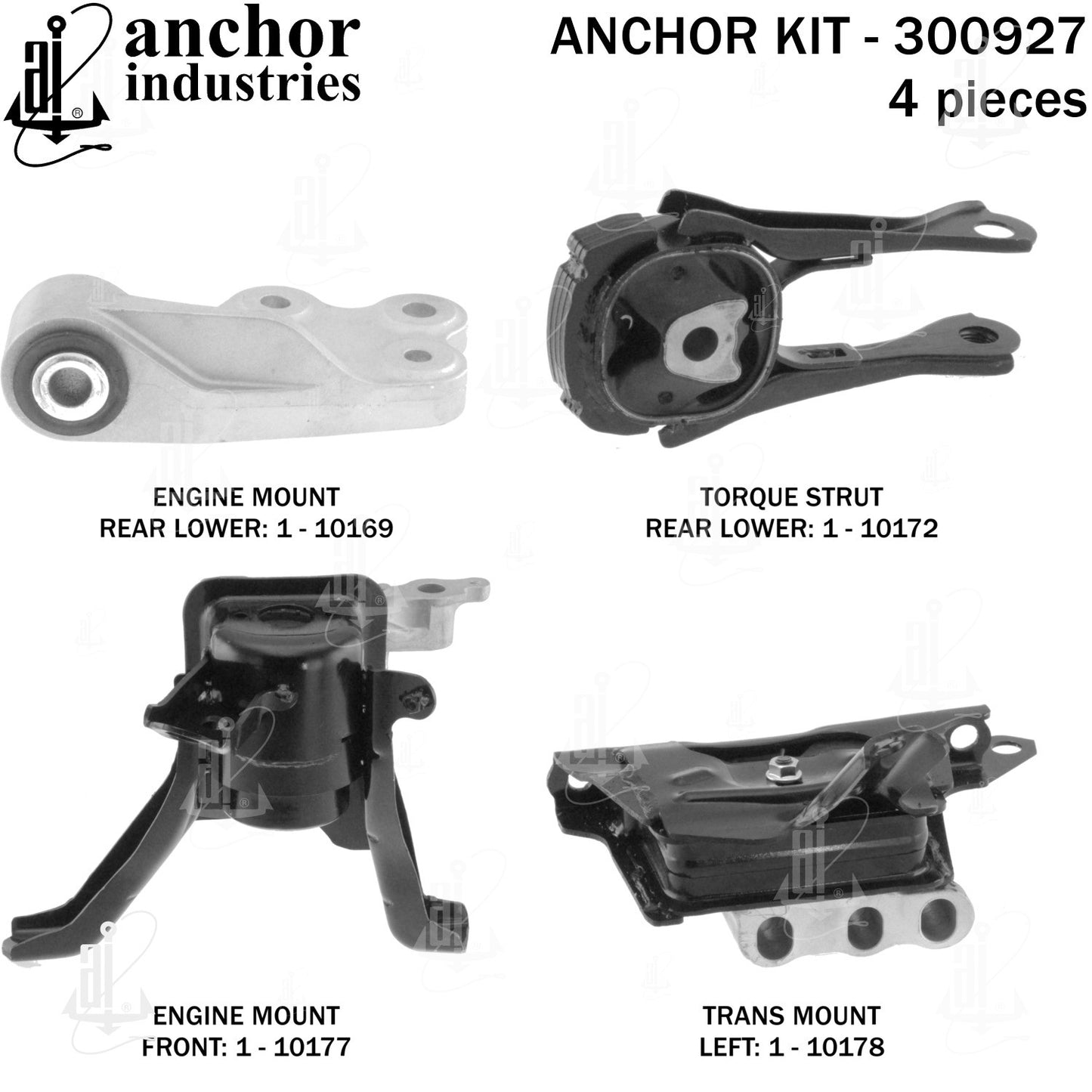 Anchor Mounts Engine Mount Kit 300927 image 5