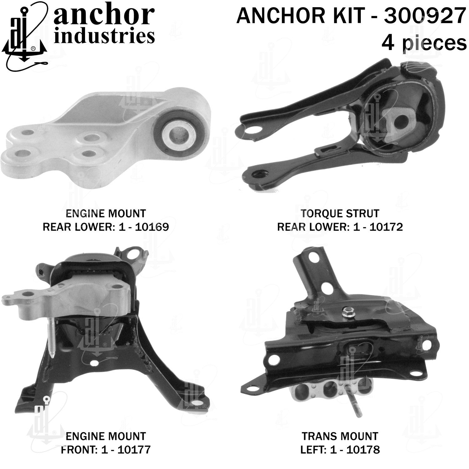 Anchor Mounts Engine Mount Kit 300927 main image