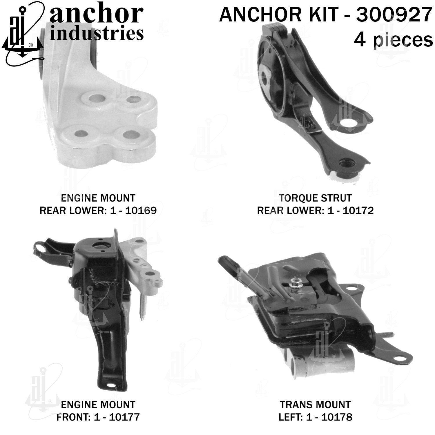 Anchor Mounts Engine Mount Kit 300927 image 4