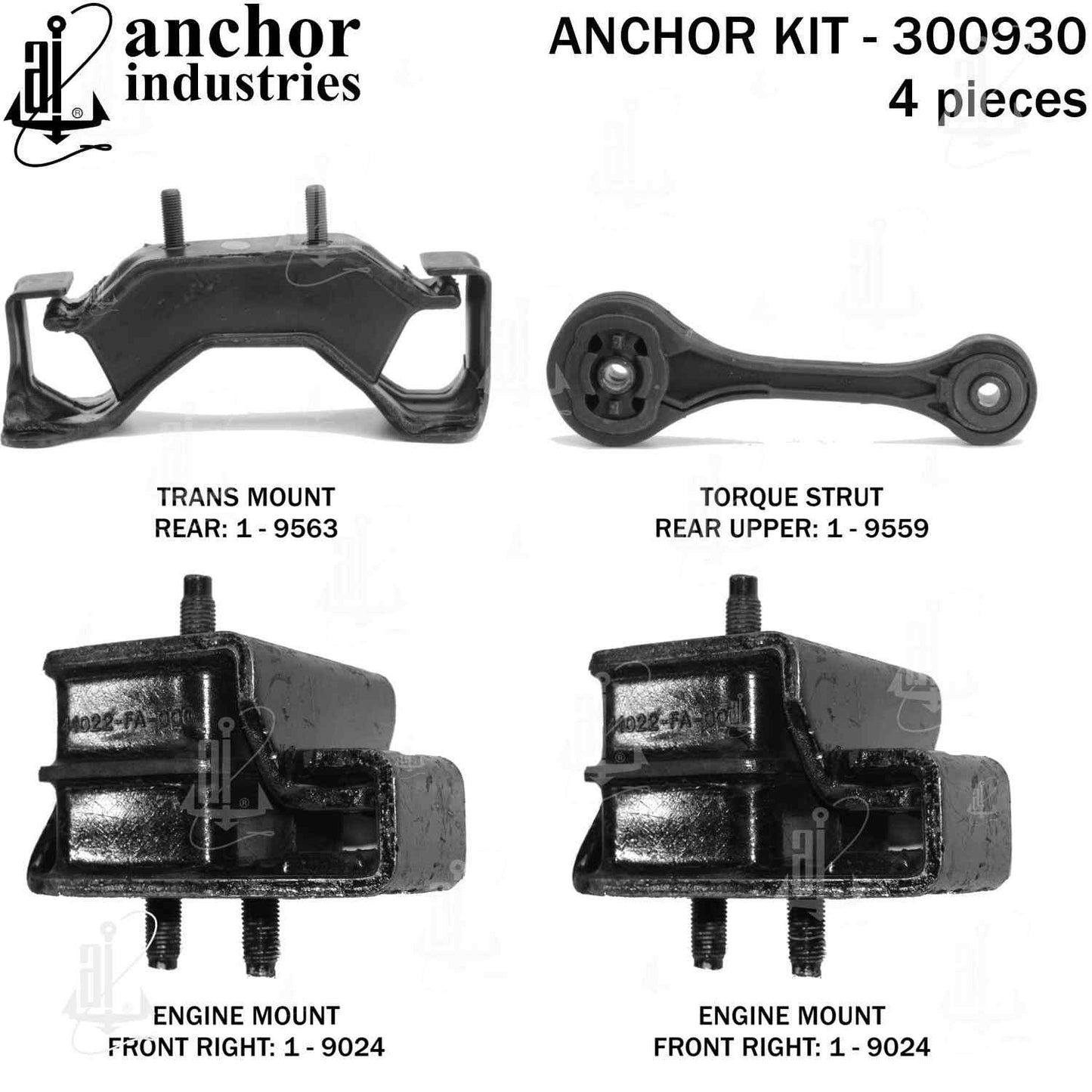 Anchor Engine Mount Kit 300930