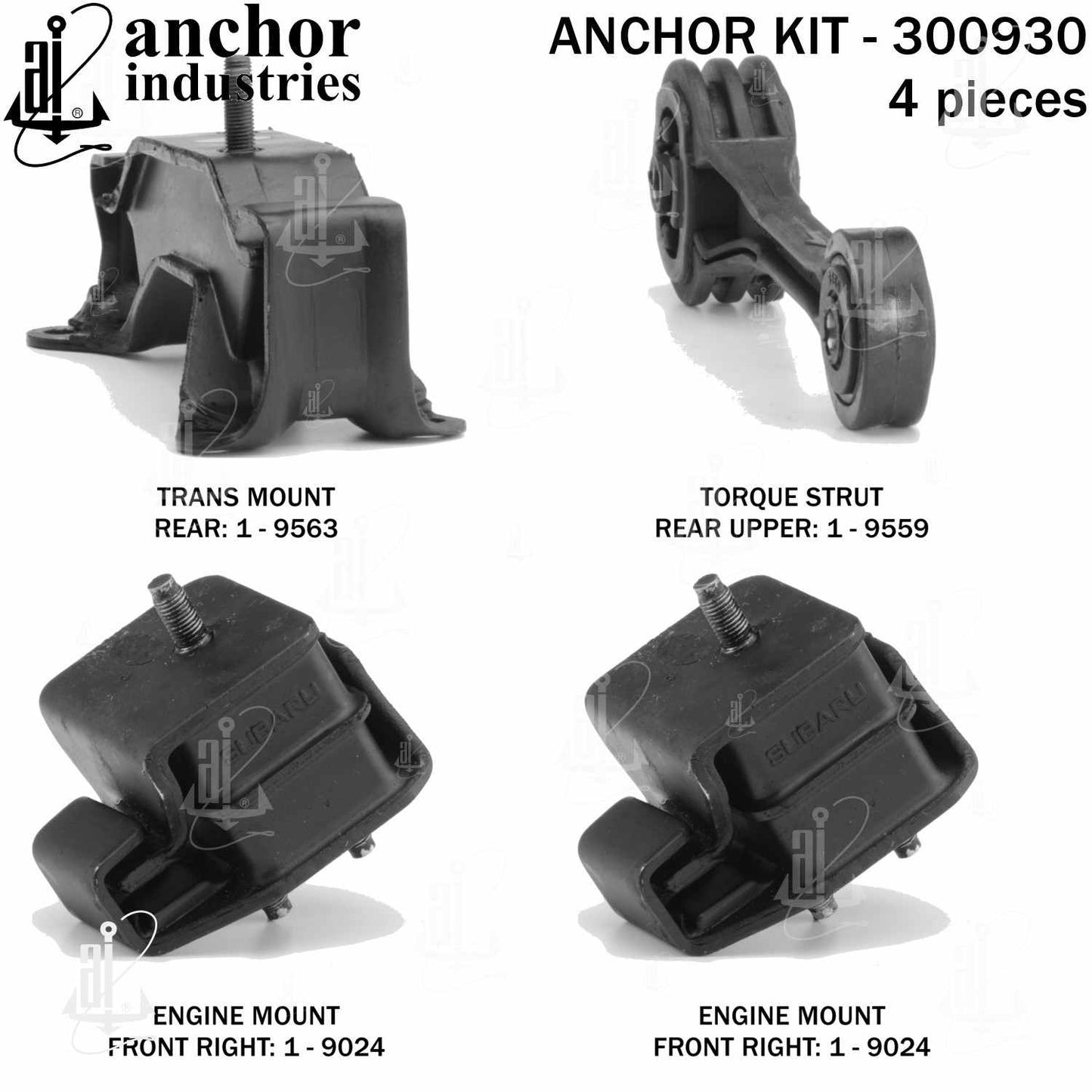 Anchor Engine Mount Kit 300930
