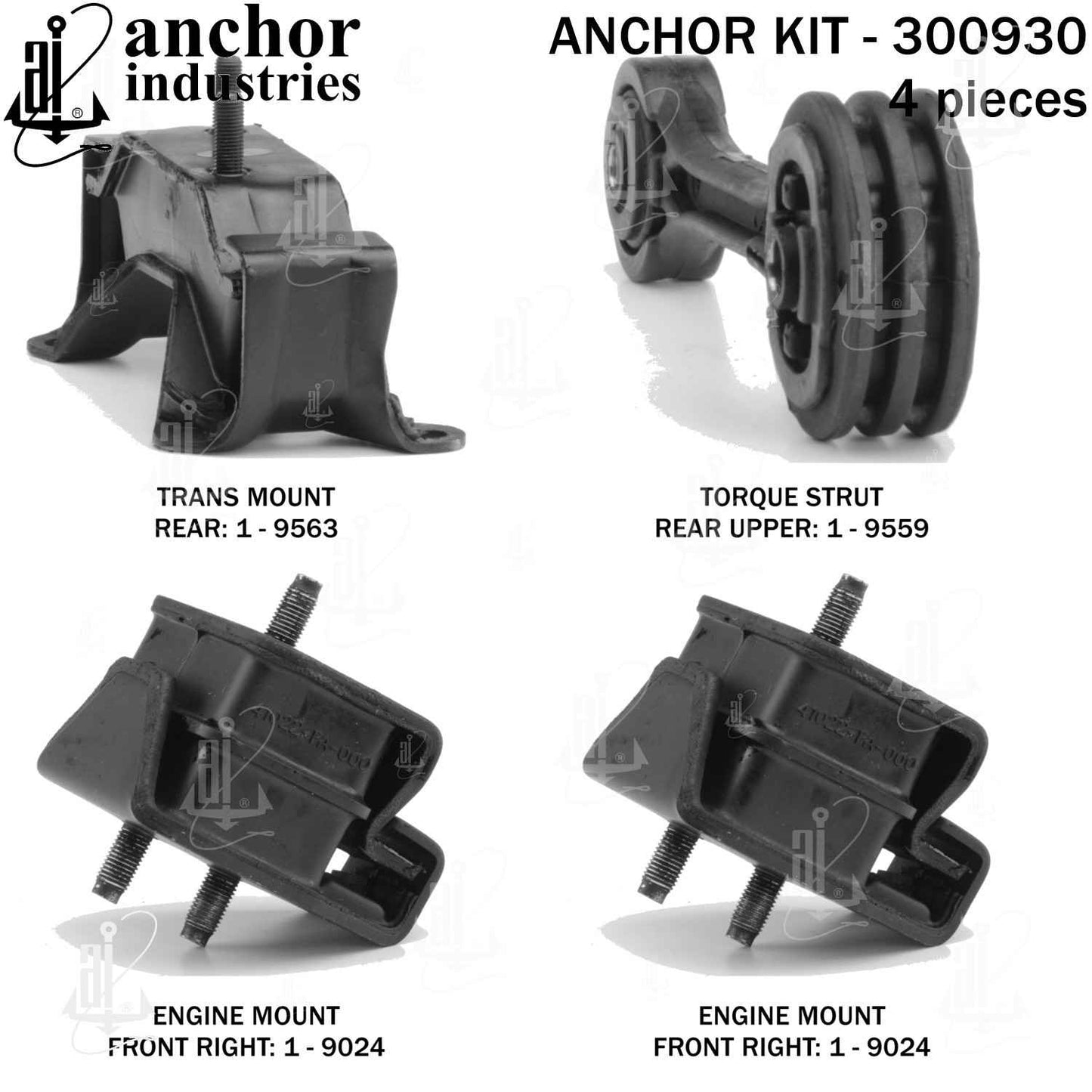 Anchor Engine Mount Kit 300930