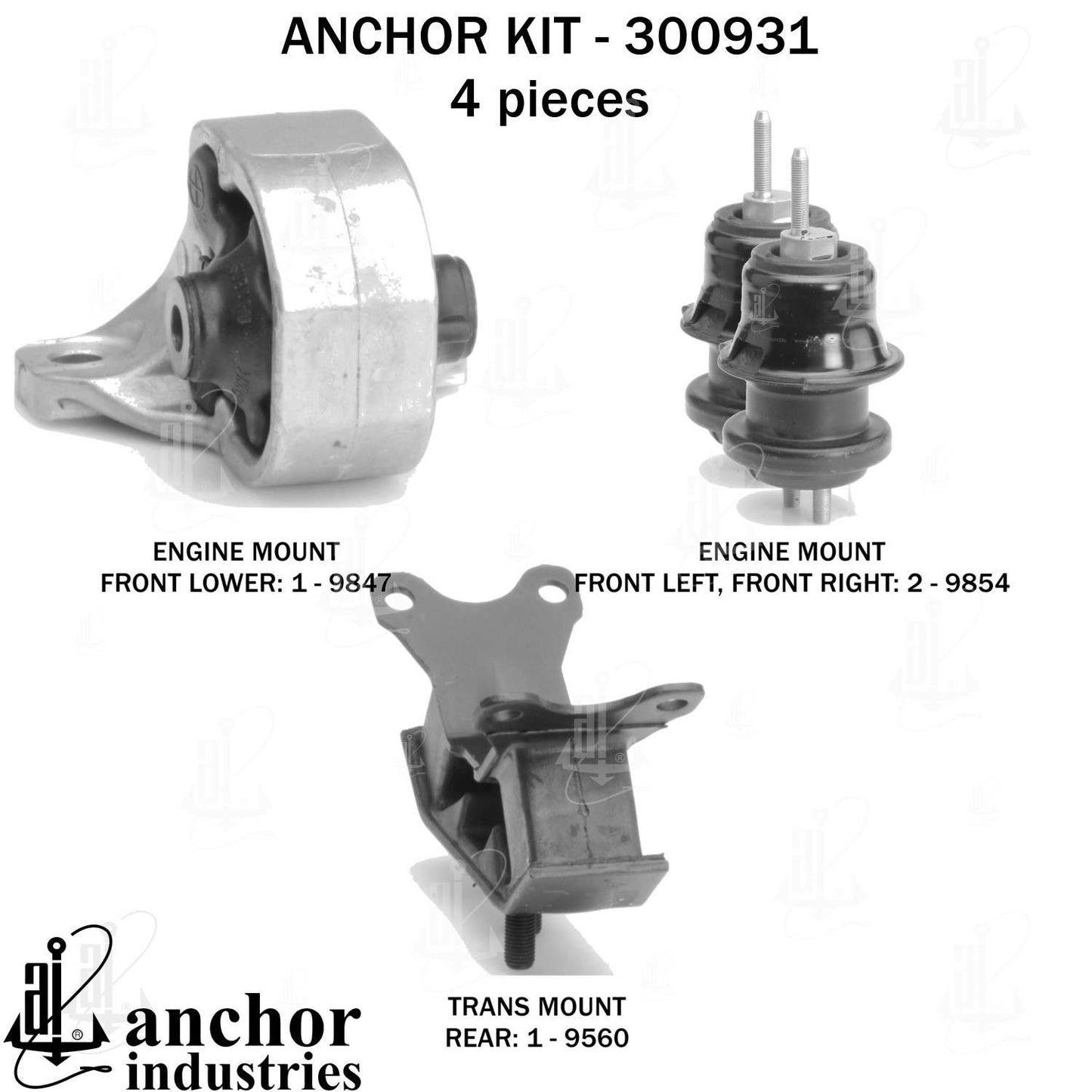Anchor Engine Mount Kit 300931
