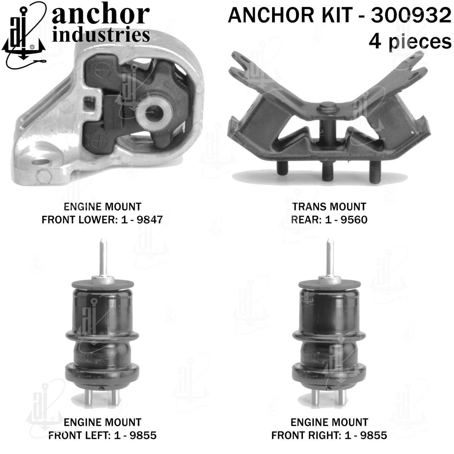 Anchor Engine Mount Kit 300932