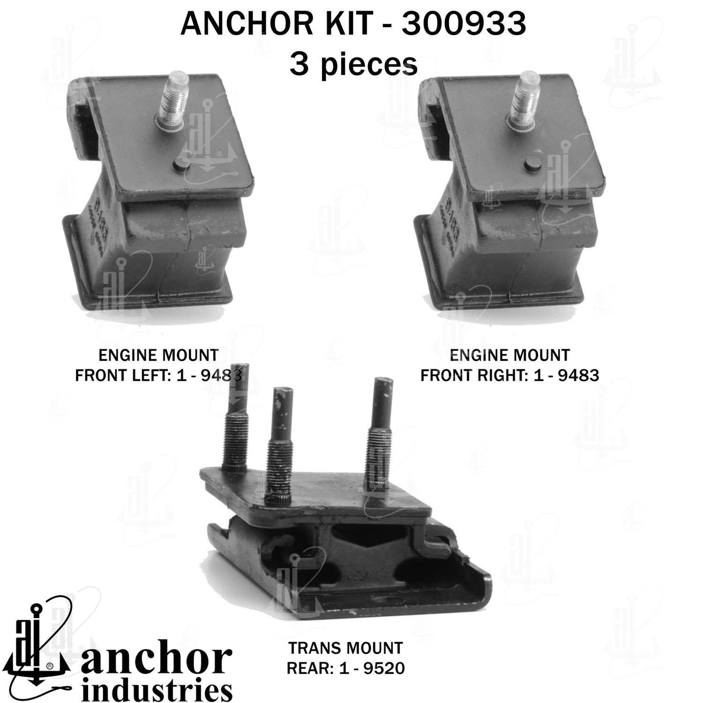 Anchor Engine Mount Kit 300933