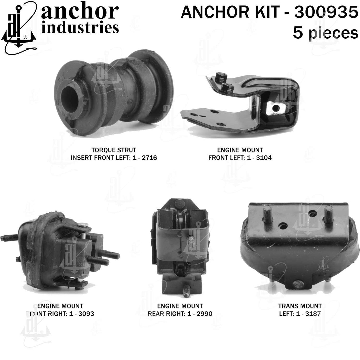 Anchor Engine Mount Kit 300935