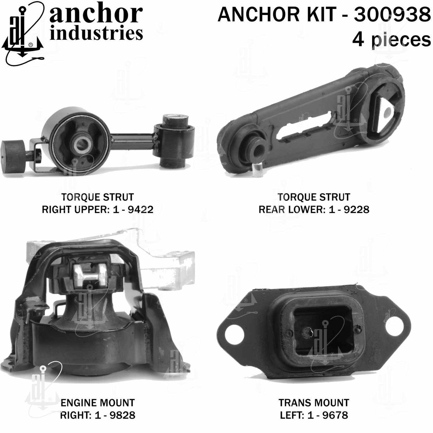 Anchor Engine Mount Kit 300938