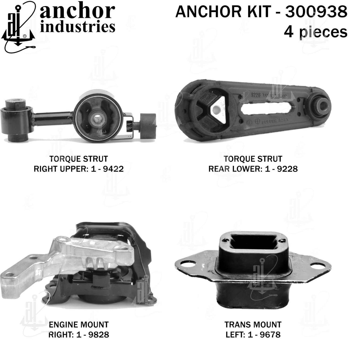 Anchor Engine Mount Kit 300938