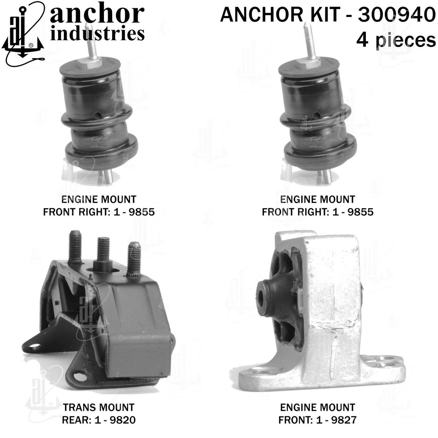 Anchor Engine Mount Kit 300940