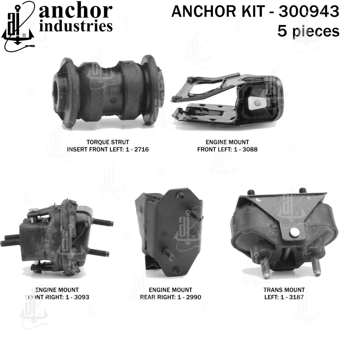 Anchor Engine Mount Kit 300943
