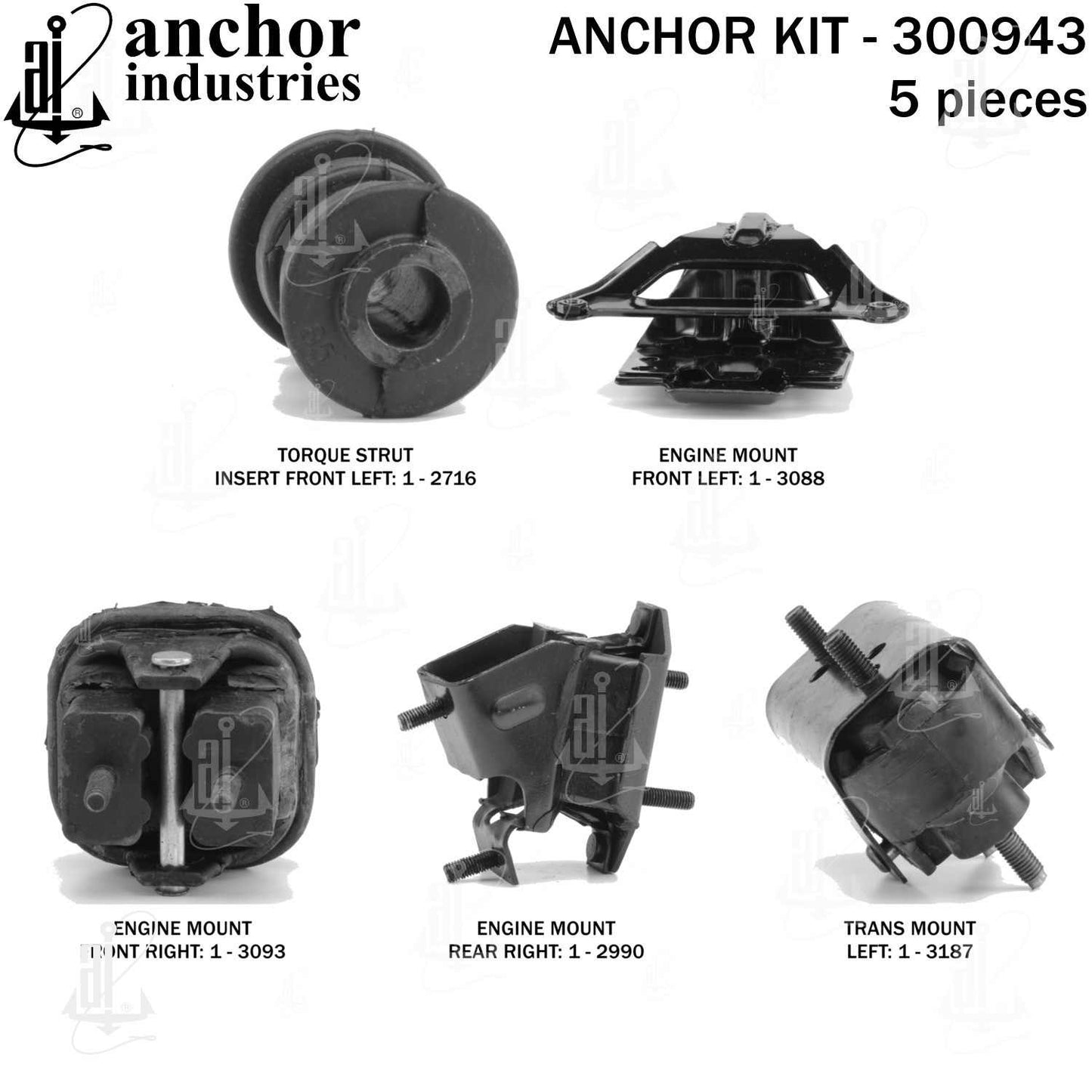 Anchor Engine Mount Kit 300943