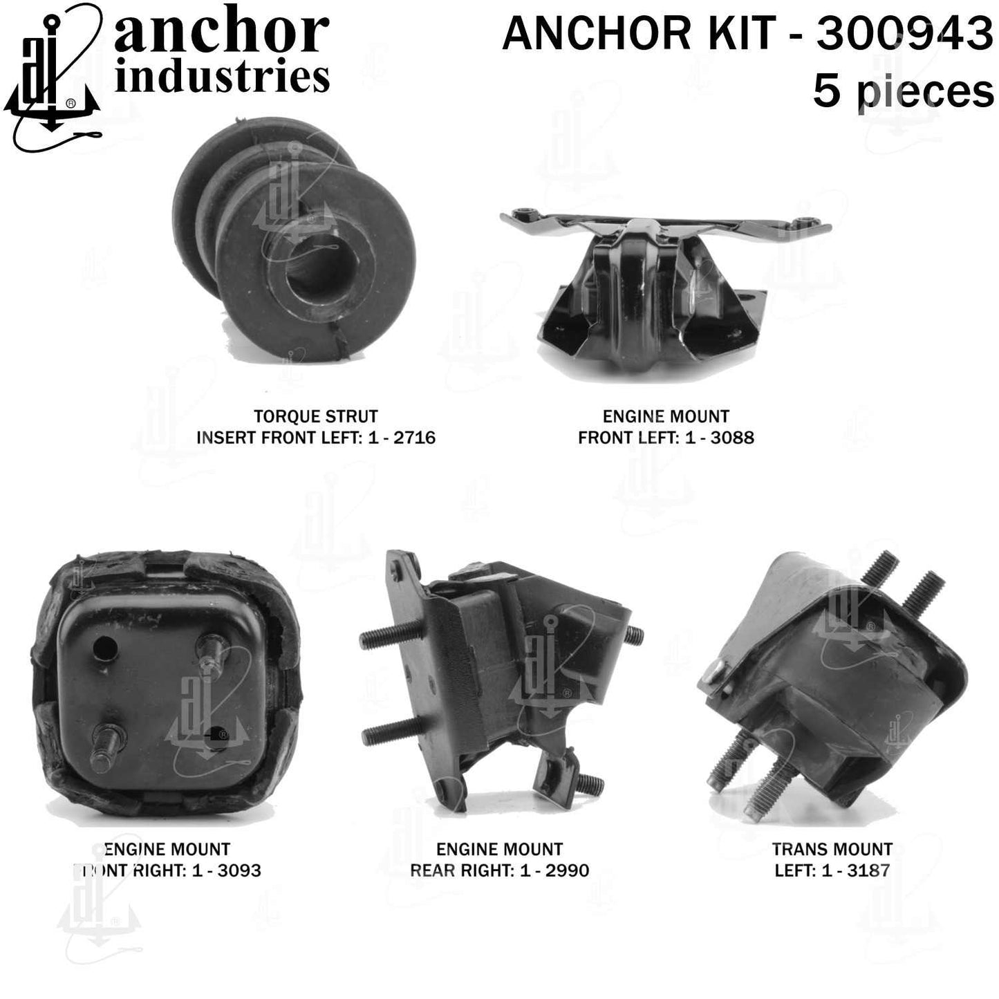 Anchor Engine Mount Kit 300943